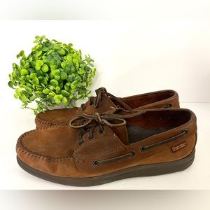 Dexter Boat Shoe Brown Leather Size 9.5 Men’s